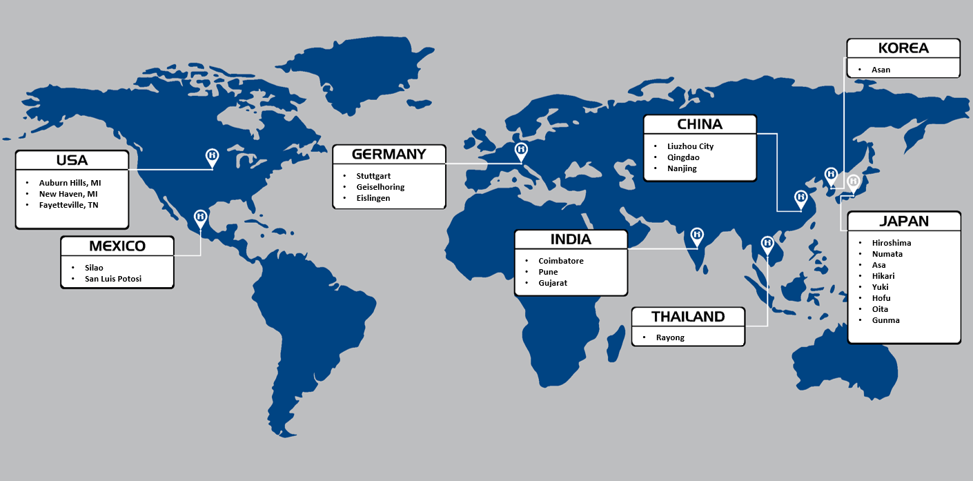HIROTEC Group Locations